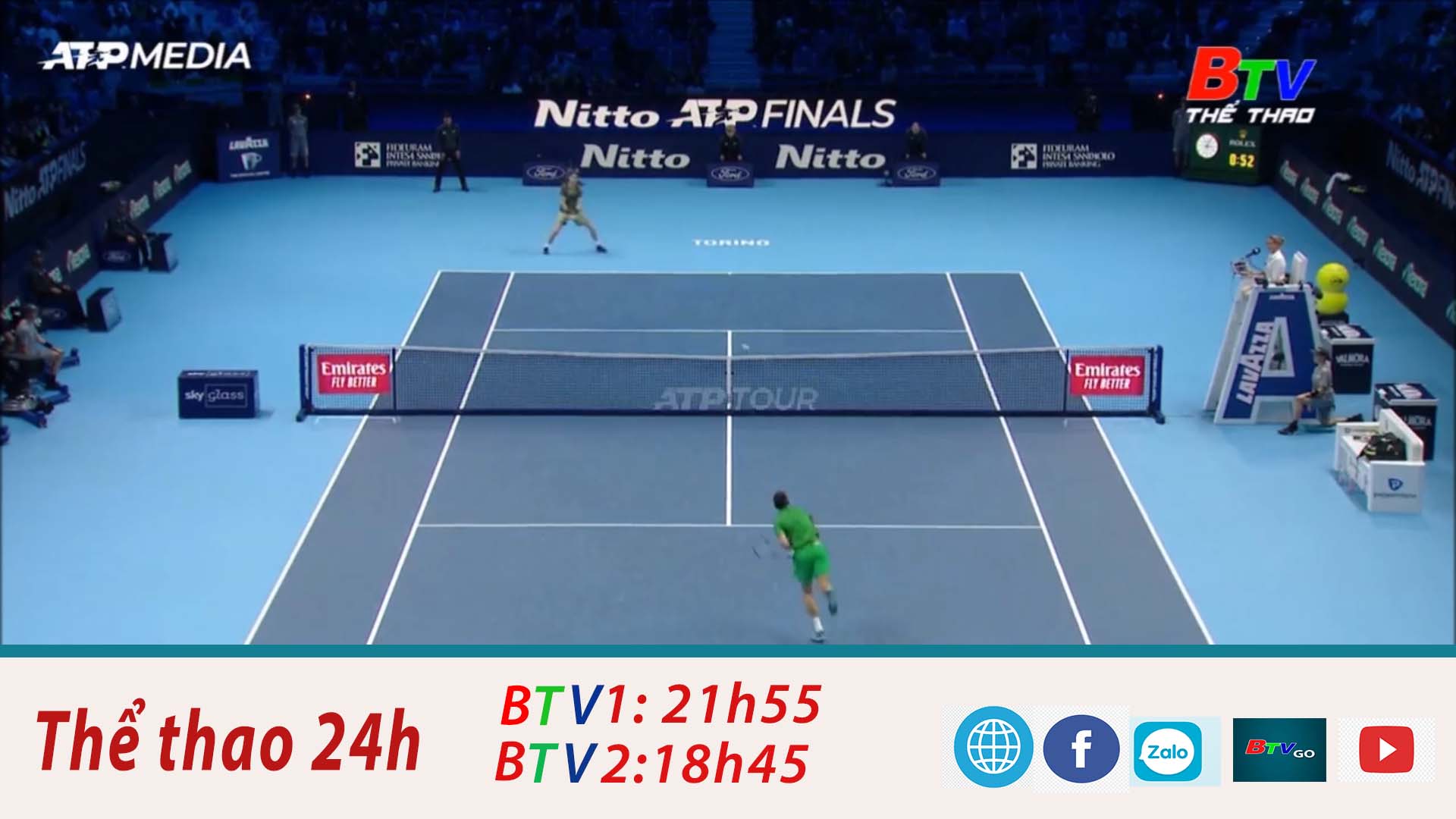	Novak Djokovic giành chiến thắng thứ hai tại ATP Finals 2022